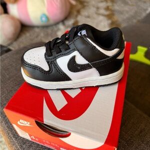 Nike Kids Black and White Sneakers